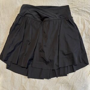 Women's Black Athletic Skort